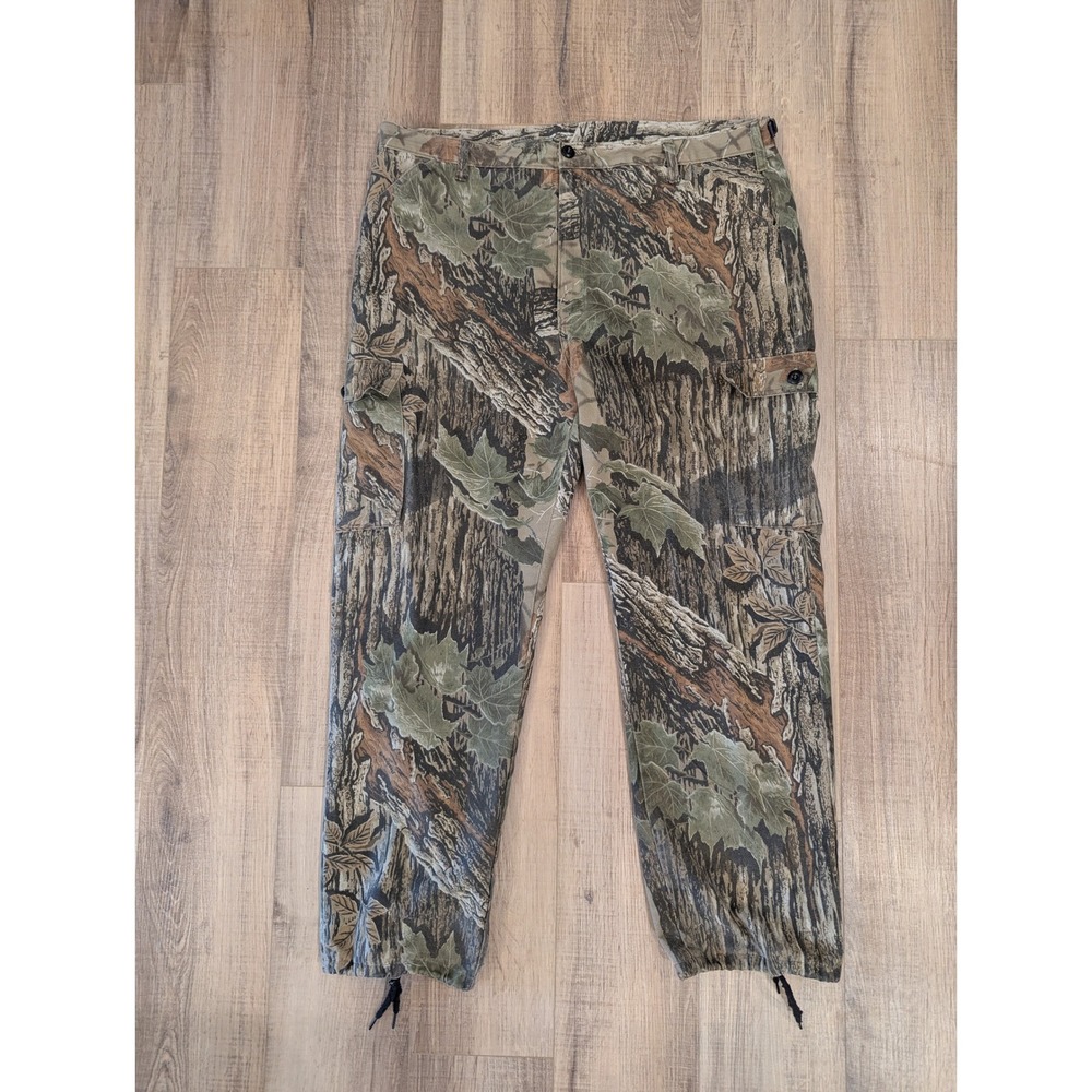 Vintage Liberty Realtree Hardwoods Camo Cargo Pants Mens XL 40-42 Made in USA